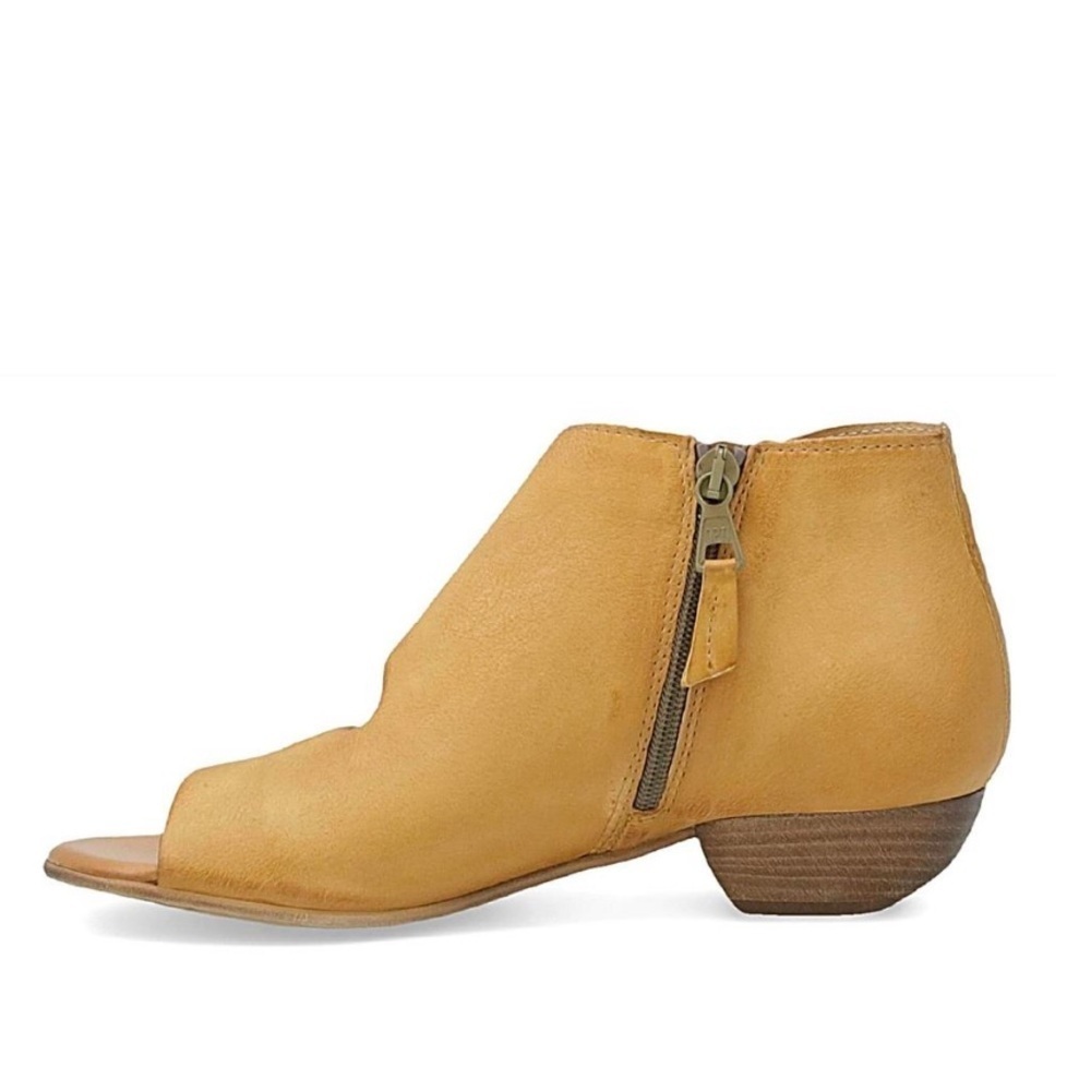 Miz Mooz Colbie Sandal Open Toe Ankle Boots Wheat Tan Leather Size 41 - Picture 6 of 13
